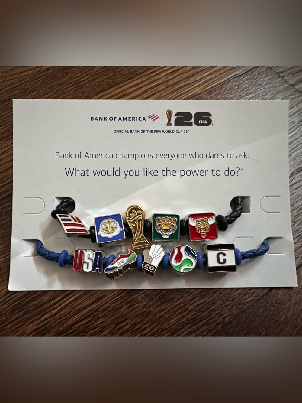 FIFA World Cup Themed Charm Bracelet -USA and Mascots